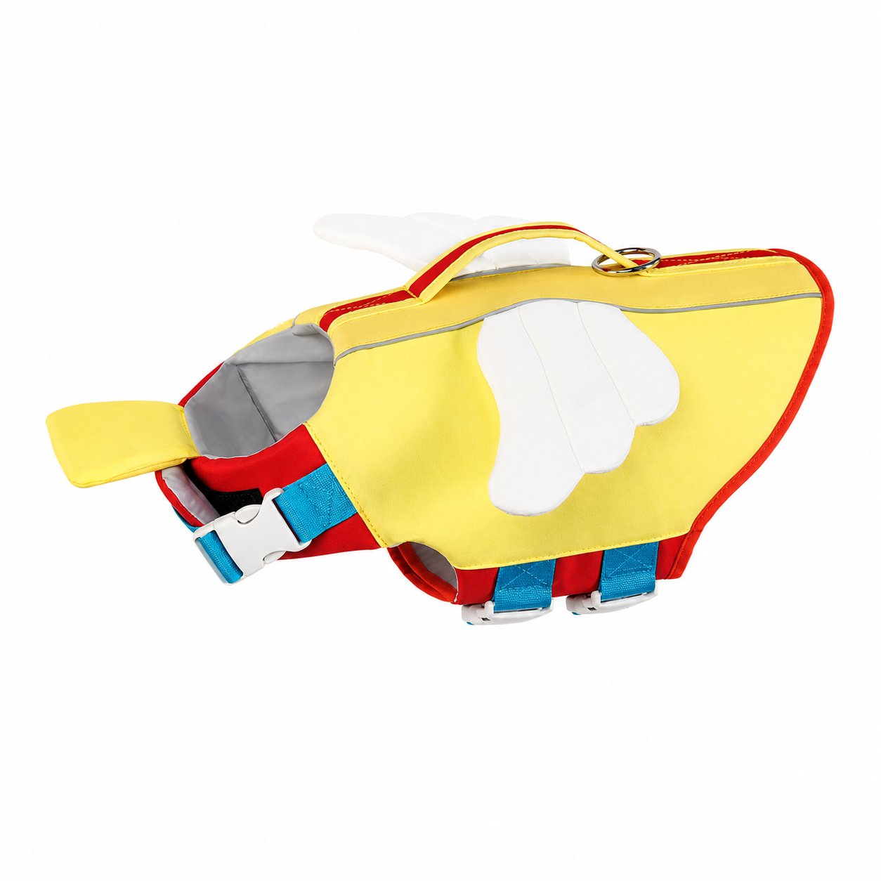 Yellow wing edition dog flotation vest